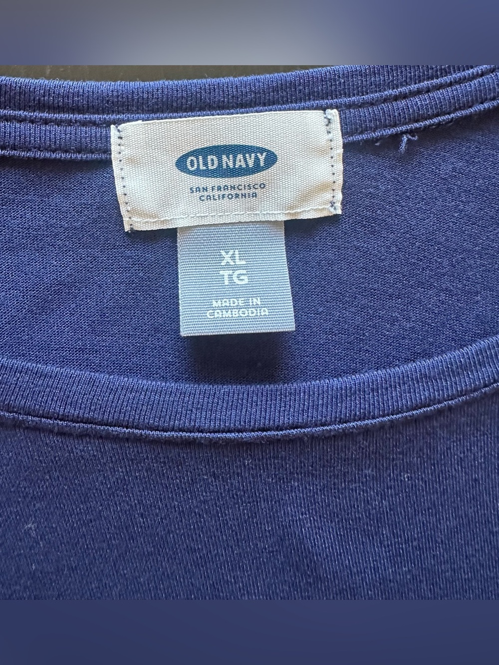 Old Navy Navy Long-Sleeve Raglan Top - Picture 5 of 10